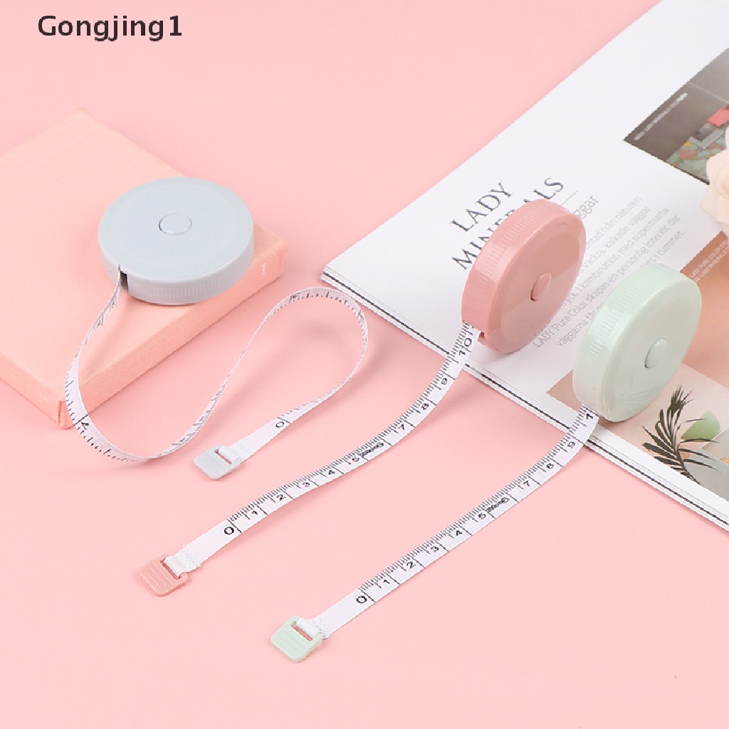 Gongjing1 1pc Meteran Gulung Portable 2m Untuk Mengukur Tinggi Badan Anak