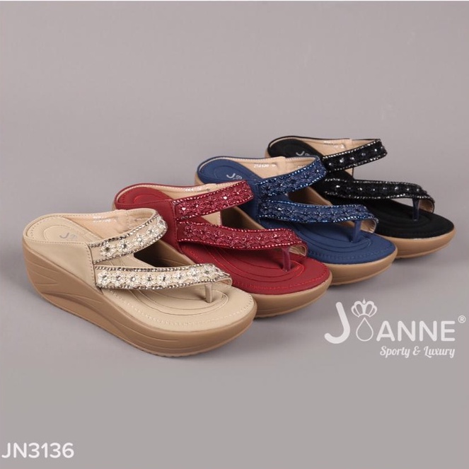 JOANNE Wedges Sandals #JN3136 ORIGINAL (RESTOCK)