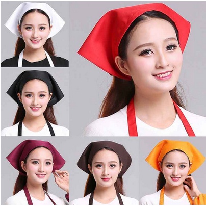 Topi Koki Segitiga Polos Topi Chef Topi Koki Topi Pabrik Konveksi Murah