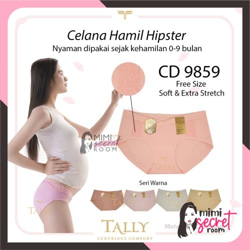❤ MIMI ❤ Celana Dalam Wanita Ibu Hamil Sepinggul Mini Cut Tally 9866 9859 CD hamil All Size