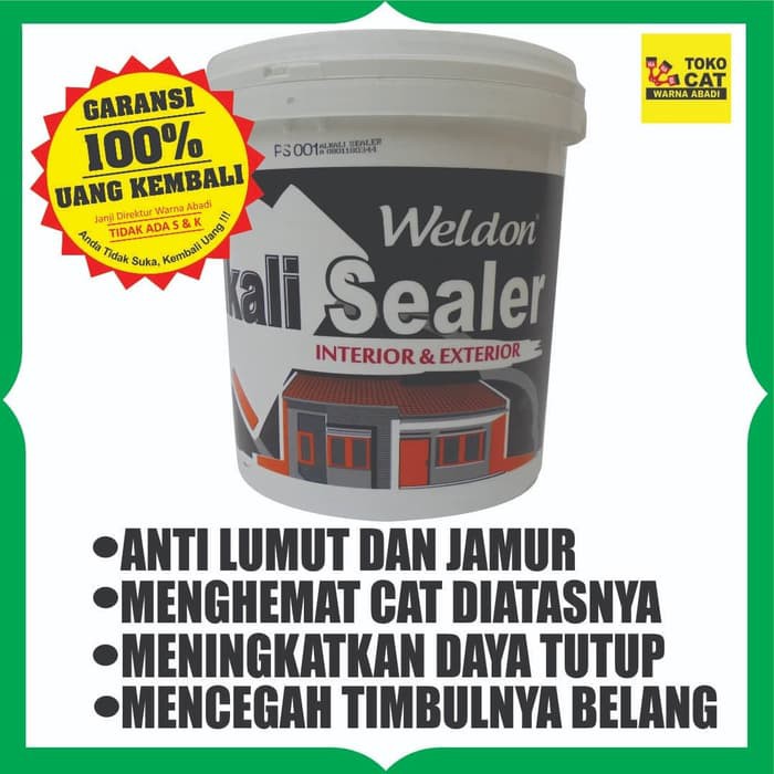 CAT DASAR TEMBOK ANTI ALKALI WELDON 25 KG - UNTUK DINDING BARU-CNR