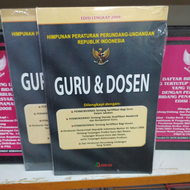 

Buku Undang Undang UU Guru Dosen