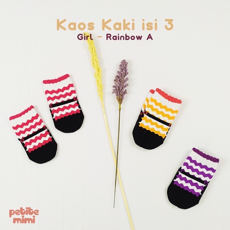 Petite Mimi Kaos Kaki 3in1 - Kaos Kaki Bayi