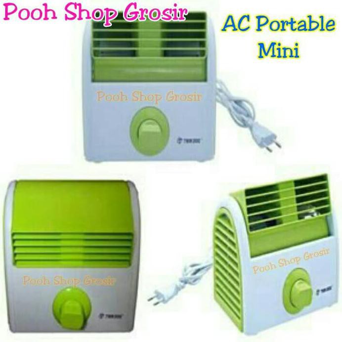 Kipas Angin Mini / Desk Mini Fan Model Ac Portable Mini Twin Dog