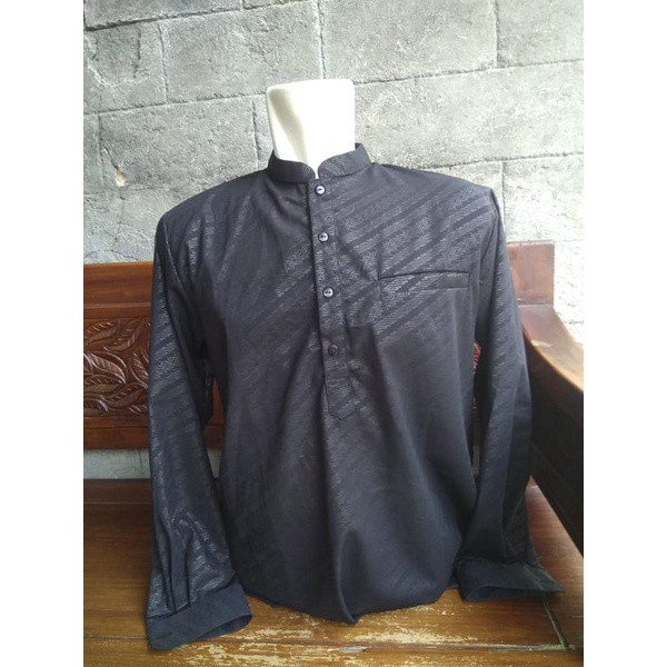 Koko embos motif par-ang hitam bahan wolfis-koko hermosa-koko hitam bisa couple