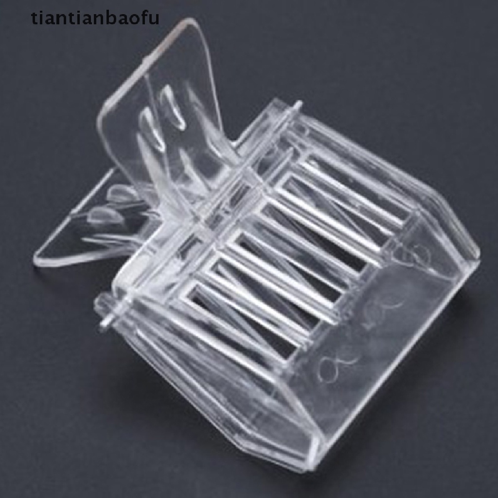 [tiantianbaofu] Bee Queen Catcher Colorless Clear Plastic Clip Cage Beekeeping Equipment Tool  Boutique