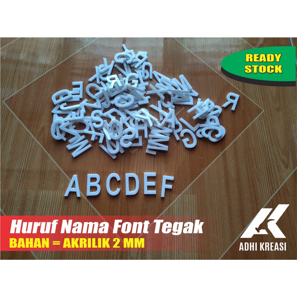 CETAKAN PLAT NOMOR HURUF NAMA KECIL / PLAT NOMOR AKRILIK / AKRILIK PLAT NOMOR/ MAL PLAT NOMOR/ USAHA