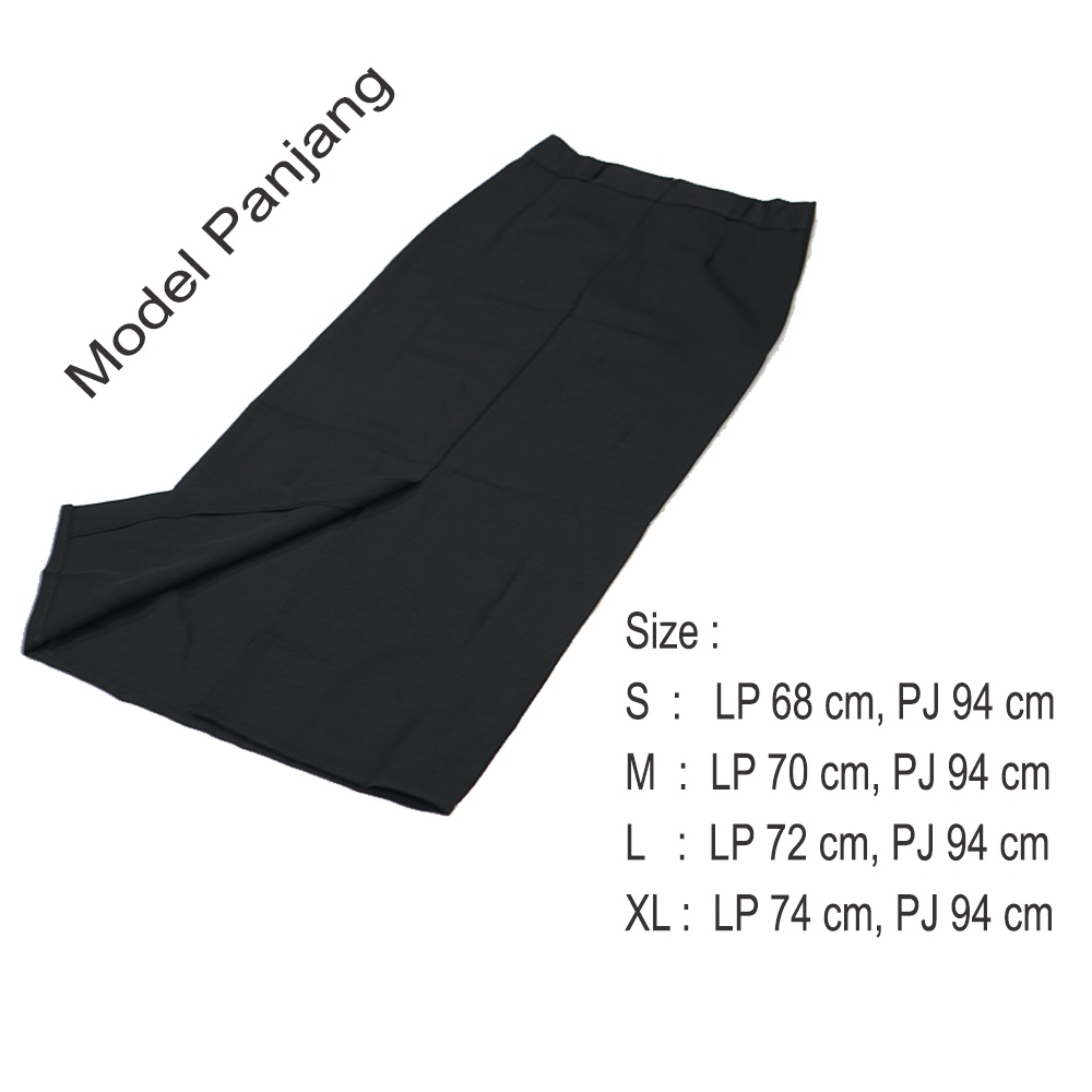 Rok Kantor Formal Wanita Hitam 3 Model