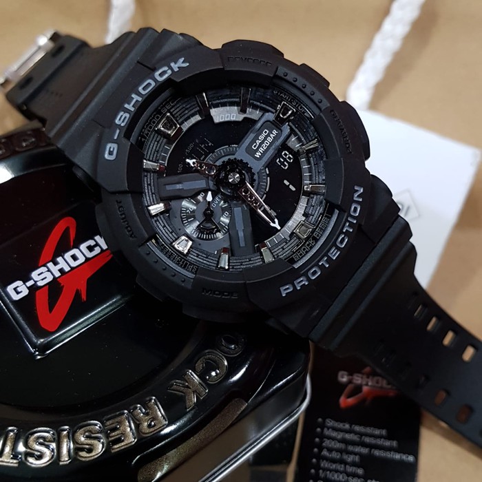Jual Casio G Shock GA 110 CW  GA110 black ori bm Murah