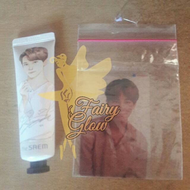 Jeonghan seventeen x the saem hand cream