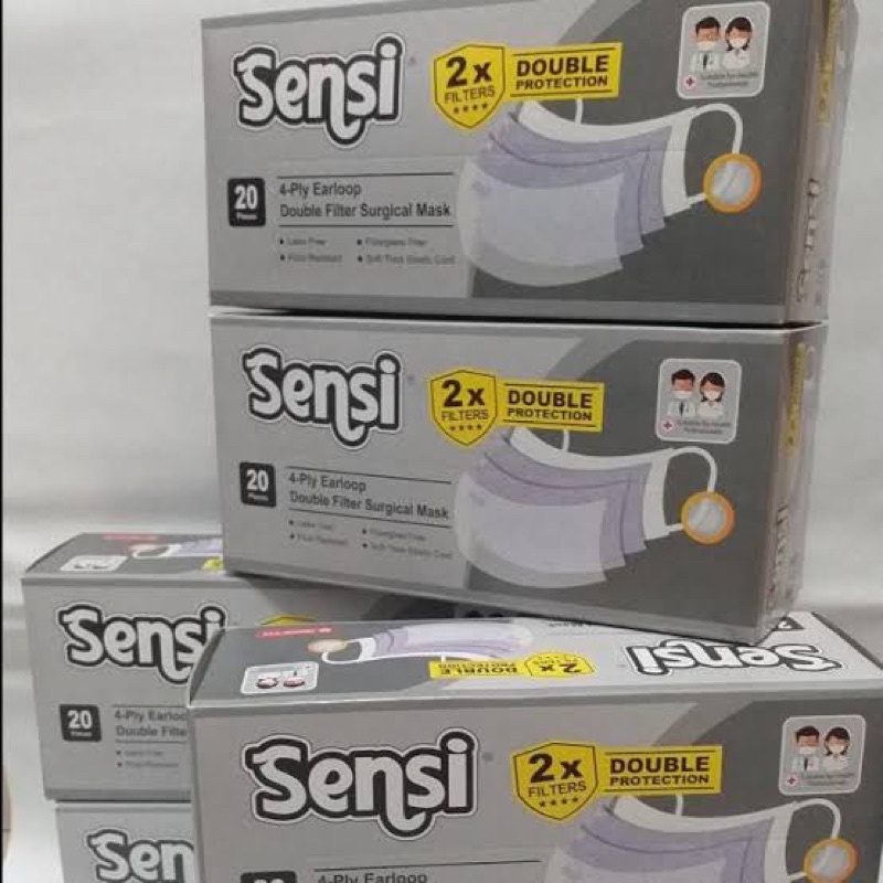 Masker Sensi 4 Ply Earloop Murah Surgical Mask