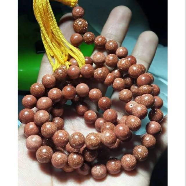 Tasbih Batu Pasir Emas