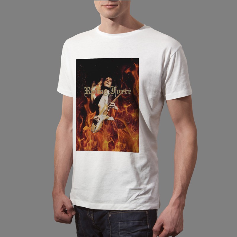 Kaos Rising Force Yngwie Malmsteen Tshirt Casual Bahan Katun Unisex T-Shirt