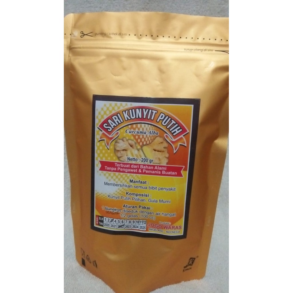 

Sari Kunyit Putih Curcuma Alba 200gr