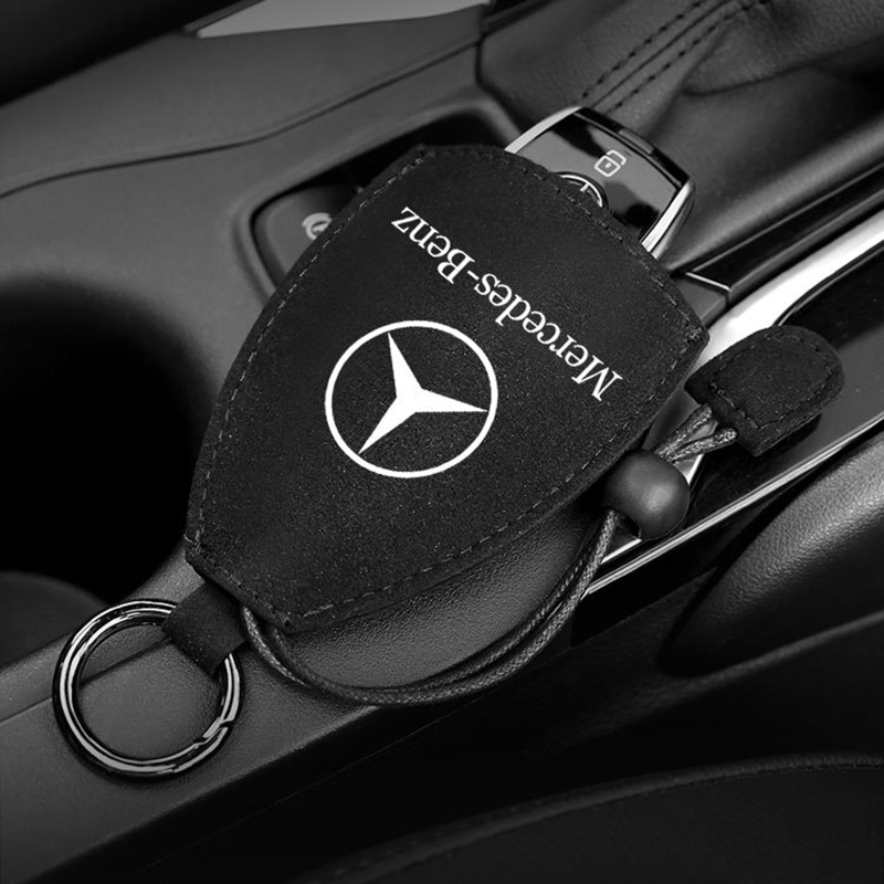 Suede Car key bag Universal fob for Mercedes Benz Car Key Case