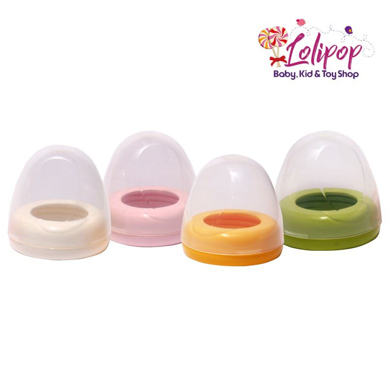 Pigeon Screw Cap &amp; Nipple Cover Wide Neck - Tutup Botol Susu Bayi