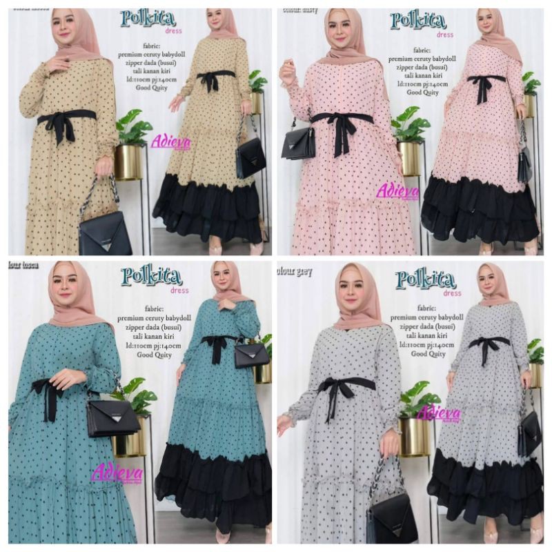 gamis jumbo wanita/gamis syar'i jumbo ceruty babydol