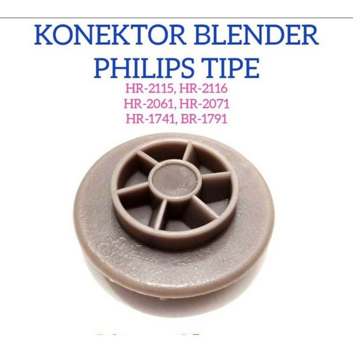 1 SET Gigi Blender PHILIPS  , Konektor Lower Gear , Conektor