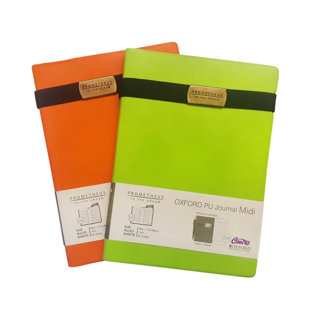 

Oxford Prometheus PU Journal Midi Book Buku Tulis Notebook Jurnal 177x128mm AJJP4001