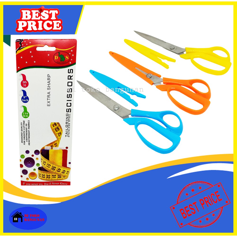 

Gunting Serbaguna Scissors DS-31 - Gunting Kertas - Gunting Kain