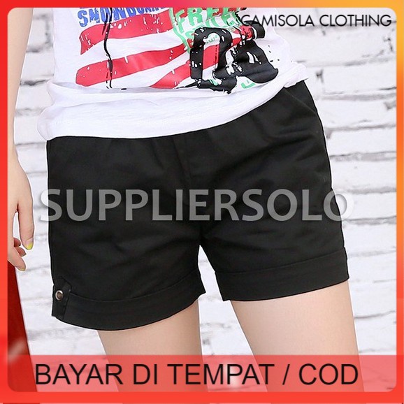 CELANA HOTPANTS PENDEK JUMBO XXL XXXL WANITA REMAJA KATUN STRETCH MURAH TERBARU OLIVIA OVALA HANA