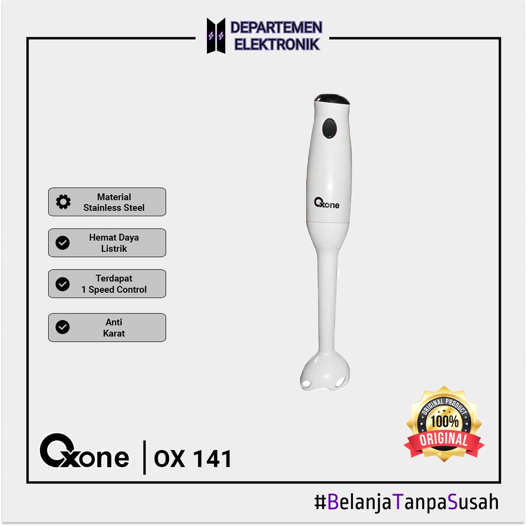 OX-141 Oxone Eco Hand Blender Oxone 170 Watt MURAH BANGET / GARANSI RESMI