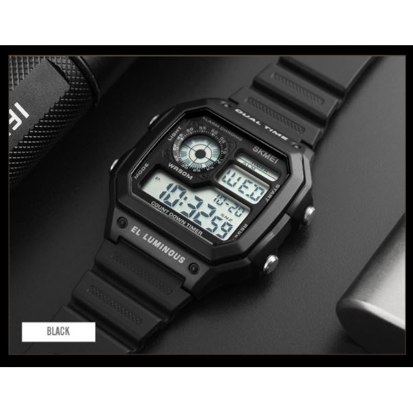 SKMEI Jam Tangan Digital Pria - 1299 - HTM