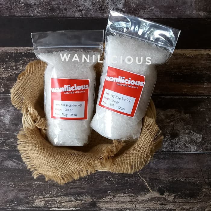 

Dijual Australian Rock Sea Salt 500gr (Garam Laut Kasar Australia). Berkualitas