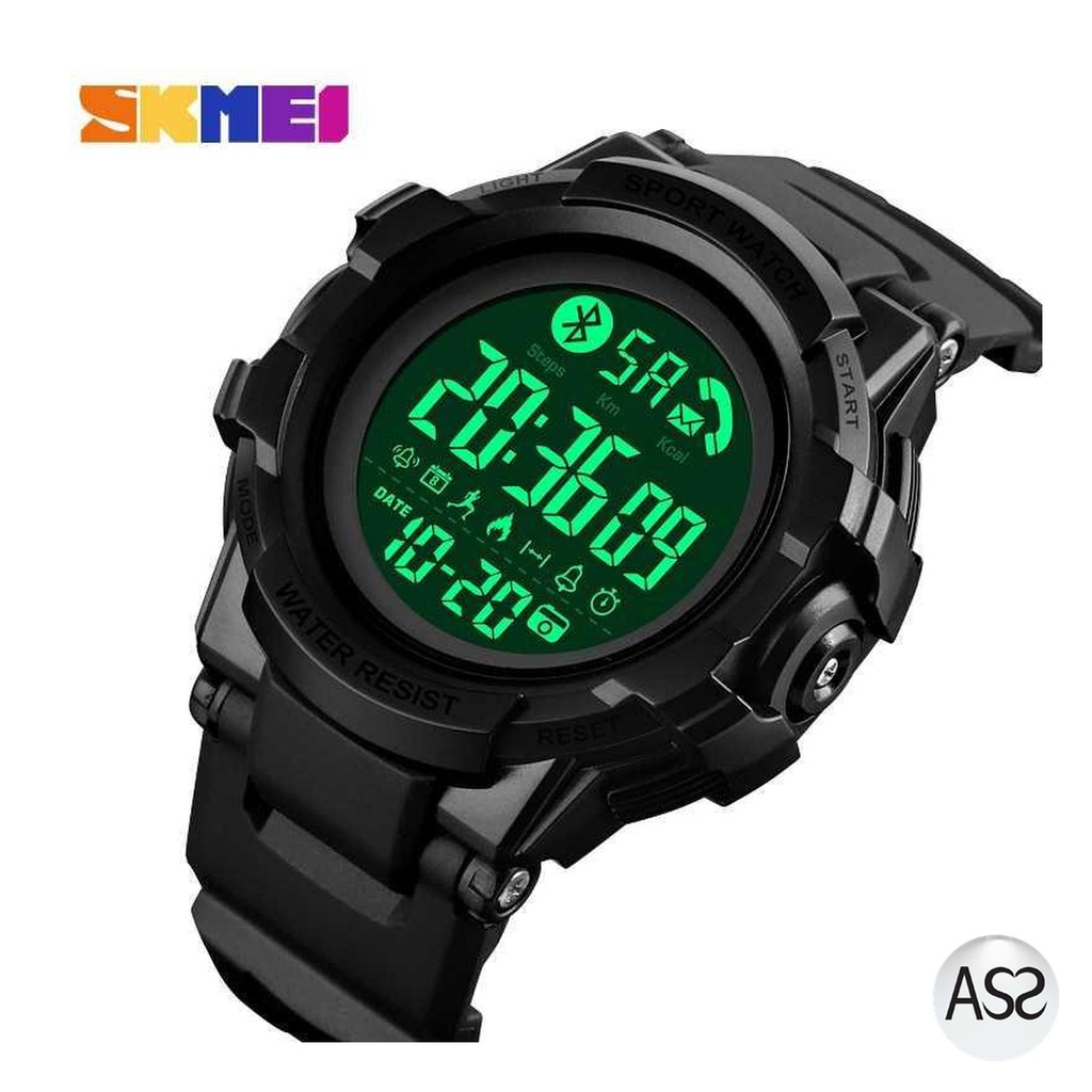 ASS Shop - SKMEI Jam Tangan Smartwatch Pria Bluetooth Pedometer - 1501