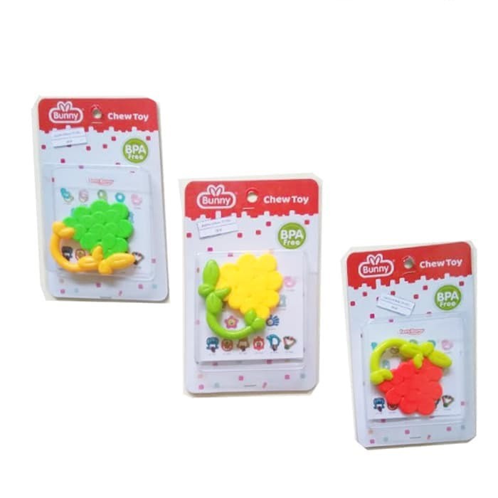Lustty Bunny Grape Silicone Teether Gigitan Bayi - DT-8109