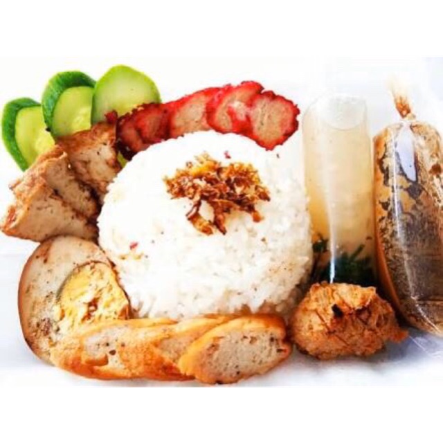 

Nasi campur vegetarian vegan vege nature