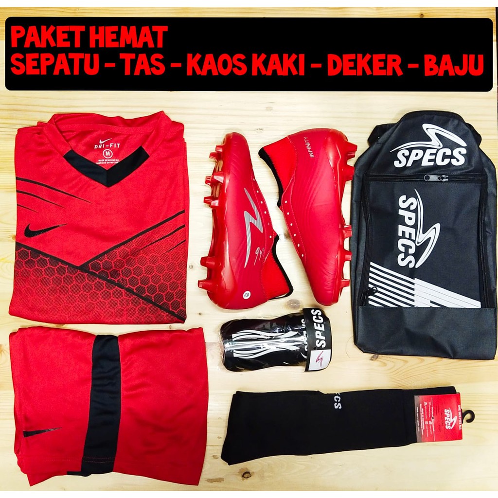 SEPATU BOLA SPECS INFINITY BOOT PAKET HEMAT KOMPLIT-1