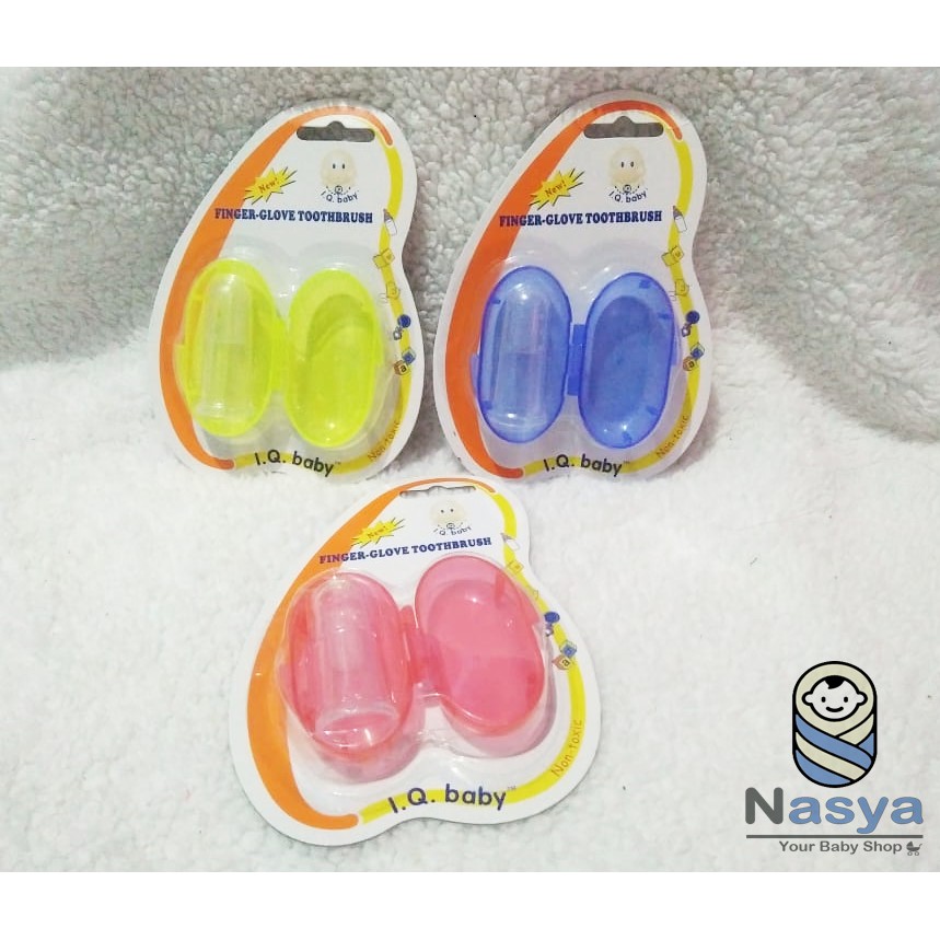 [R-042] Sikat gigi/sikat gigi bayi IQ - Finger Glove Toothbrush