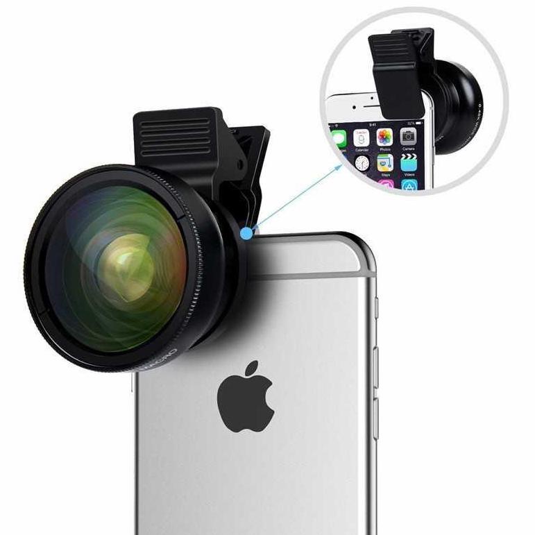 Lensa HP Super Wide Angle + Macro Universal Lensa HP Macro Wide ▫ YER.308994