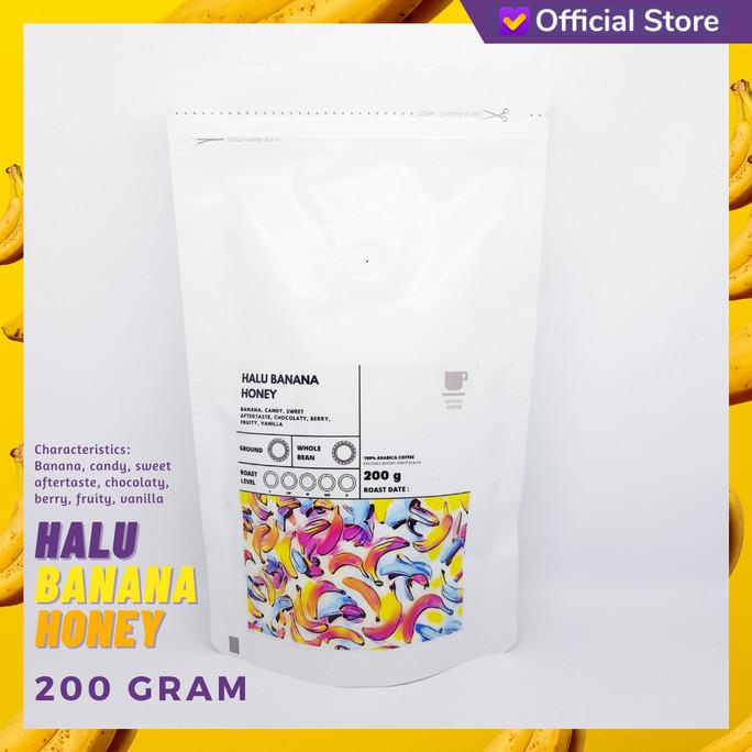 

Kopi Arabika Halu Banana Honey 200 Gram Biji Dan Bubuk Hot
