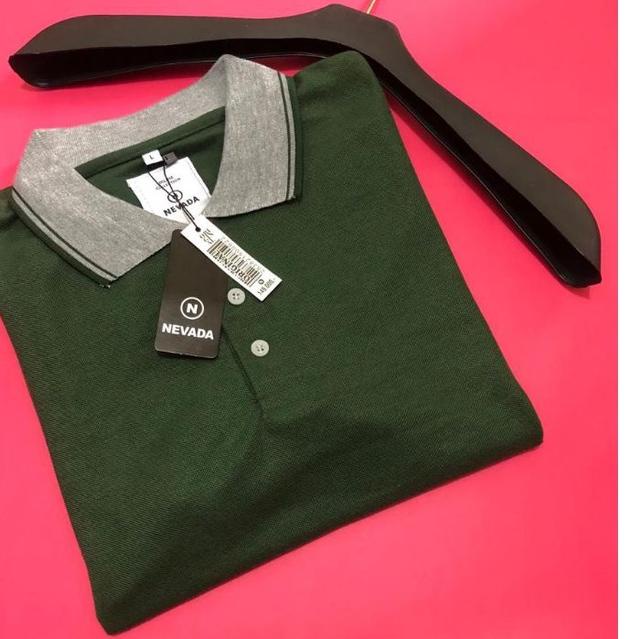 Kaos Polo Nevada Shirt Kaos Kerah Pria wanita Polos Wanita Nevada
