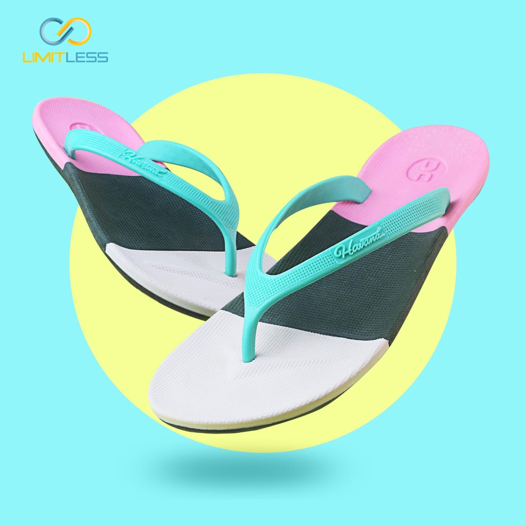 Sandal Wanita Sendal Wanita Jepit Pantai Havana Model Terbaru Full Colour Sandal Japit Cewek