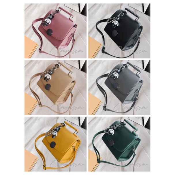 Tas selempang wanita Clarissa/Tas Selempang cewek/Kekinian