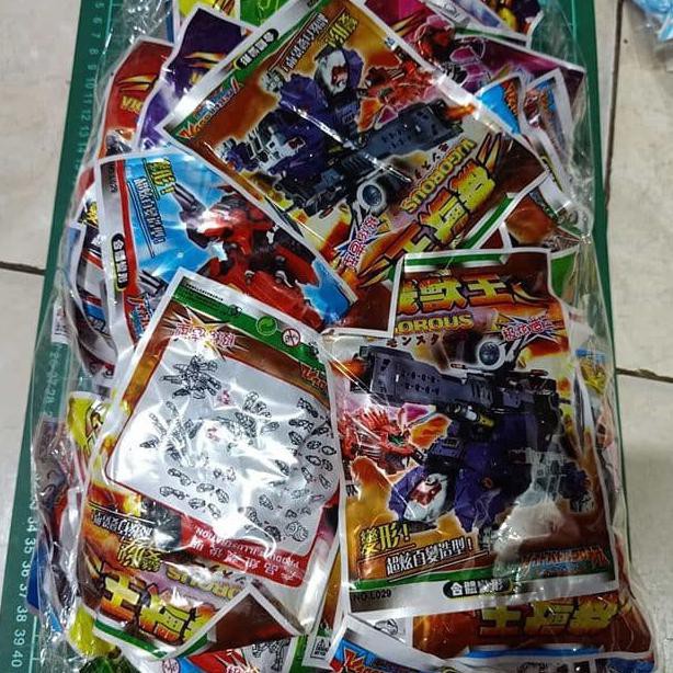 TERMURAH bongkar pasang robot plastik isi 50 pcs grosir AP173