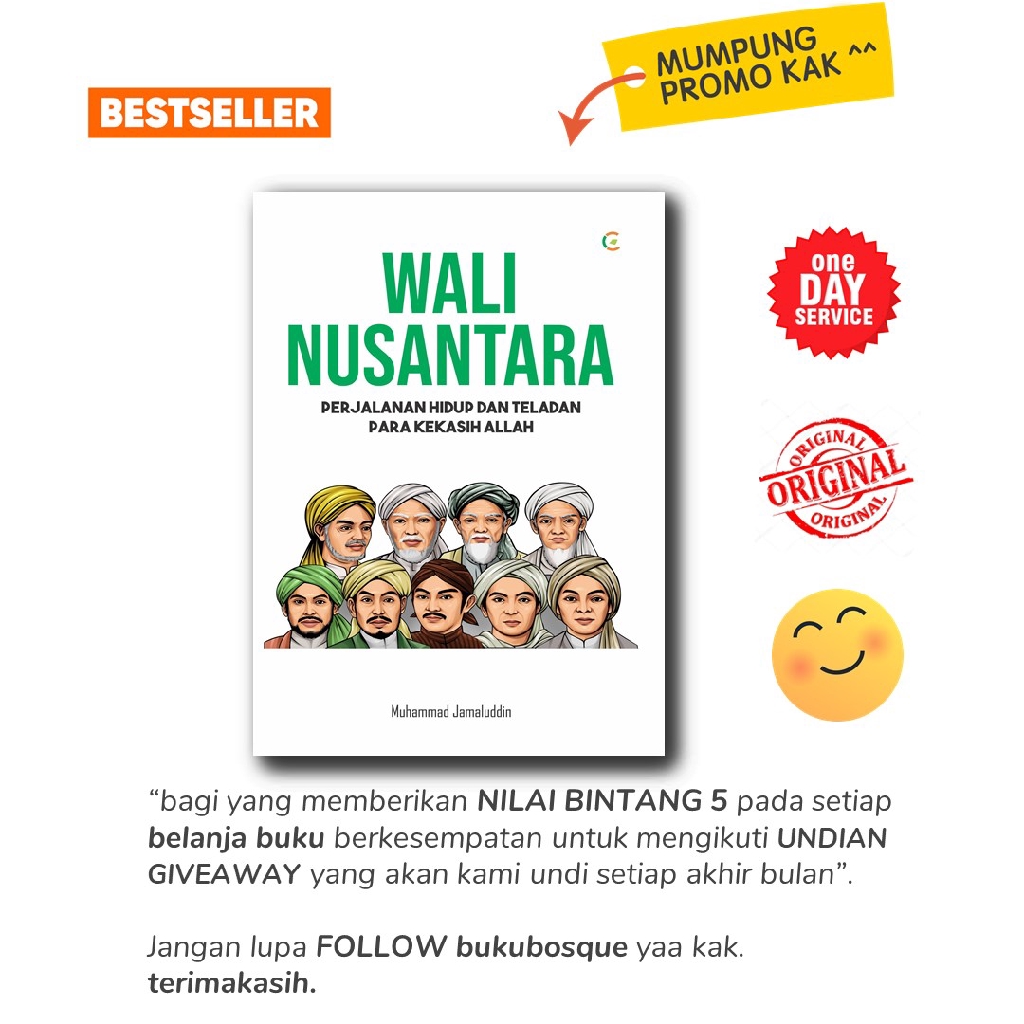 BUKU SEJARAH - WALI NUSANTARA: PERJALANAN HIDUP & TELADAN PARA KEKASIH ALLAH - CEMERLANG