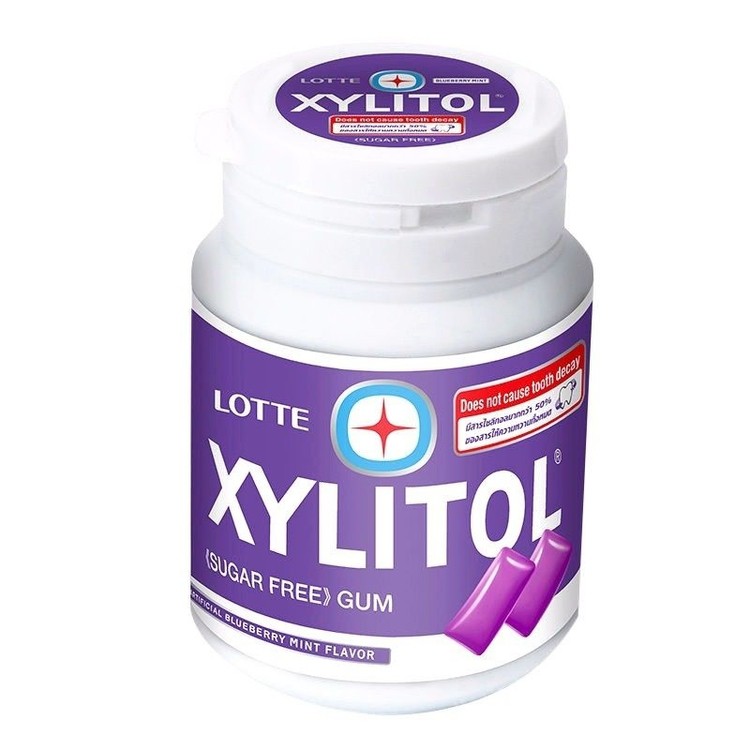 

LOTTE XYLITOL GUM BLUBERRY MINT 58GR