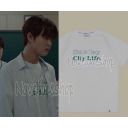 [COD] KAOS TREASURE JIHOON SUNDAY CITY LIFE BAJU KOREAN KPOP OUTFIT TSHIRT KATUN COTTON