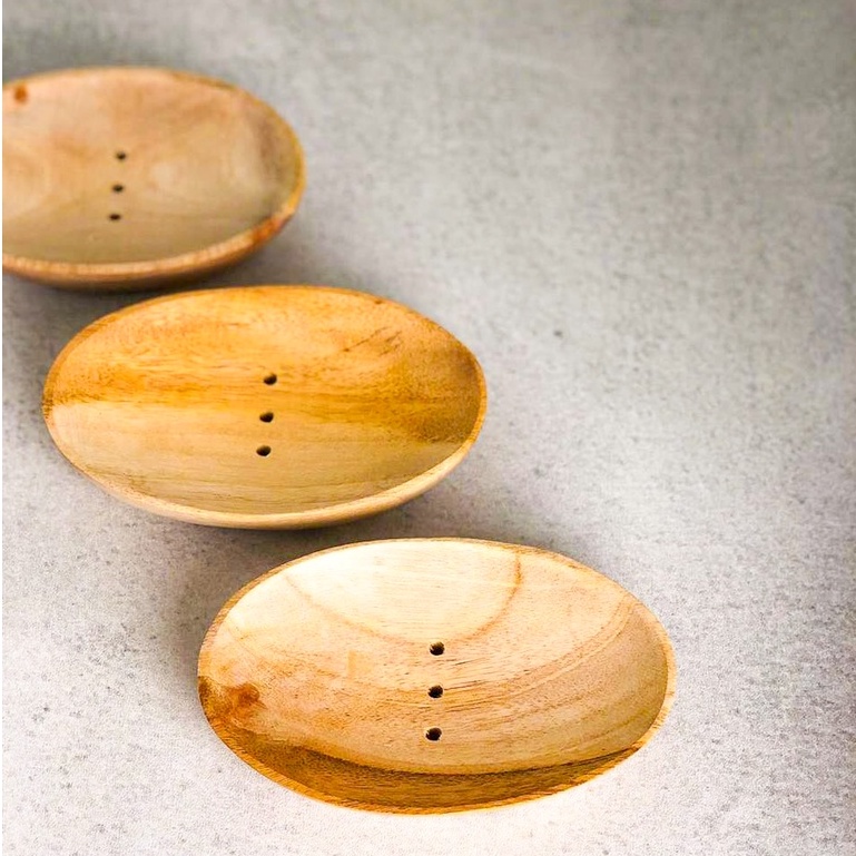 Biotalk Tempat Sabun Kayu