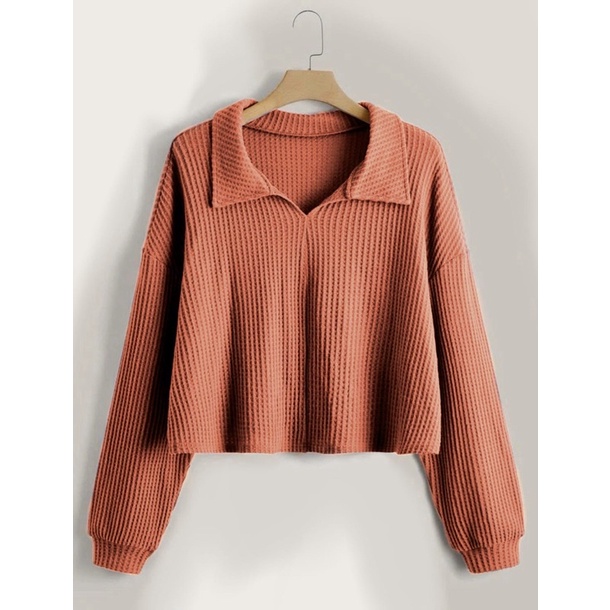 BLOUSE CROP - BLOUSE KOREA -  MURRAYA BLOUSE