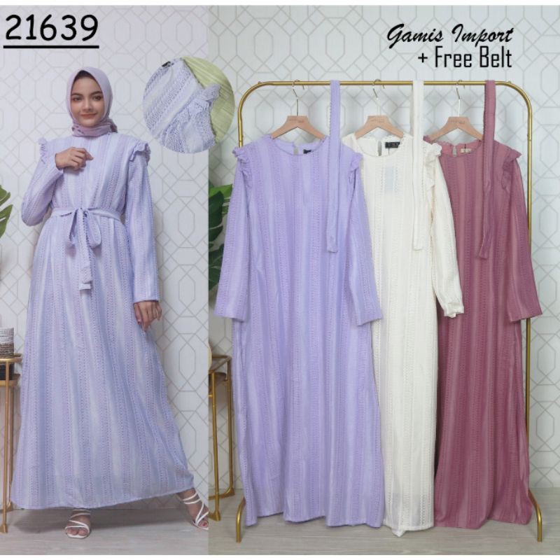 vindy maxi, gamis mewah import, dress lebaran, gamis rajut brukat premium bangkok