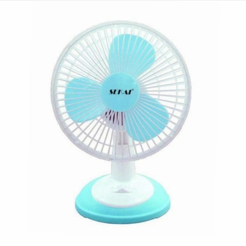 G58 SEKAI DESK FAN KIPAS ANGIN MEJA 6 INCI TABLE DUDUK PENDINGIN COOLING UDARA 25 WATT CEPAT PUTARAN DIJAMIN KENCANG MESKIPUN KECIL SANGAT HEMAT ENERGI DAN TIDAK BERISIK SERTA DILENGKAPI DENGAN SEKRINGHARGA TERJANGKAU TETAPI TETAP BERKHUALITAS