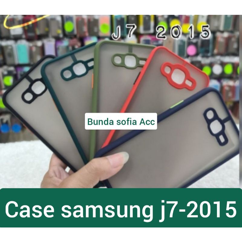 CAse/Slicon  casing tipe Samsung j7-2015 my choice case