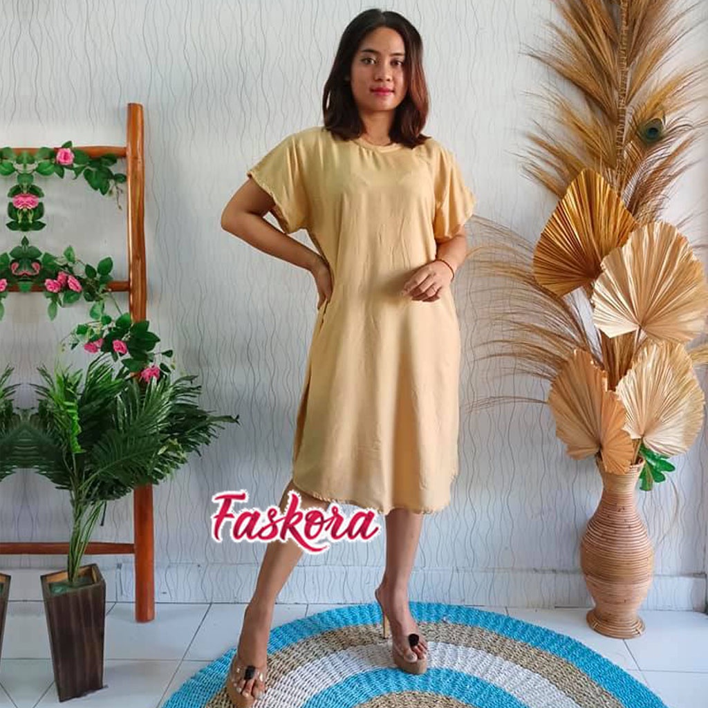 Daster Polos Jumbo Murah / Baju Daster Kekinian Murah Grosir / Baju Tidur Wanita Dewasa Jumbo Polos