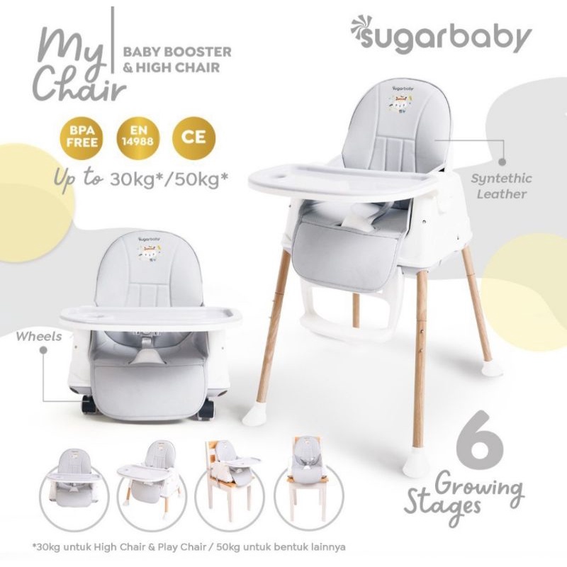 SUGAR BABY My Chair Booster Seat Kursi Makan Bayi Anak Sugar Baby