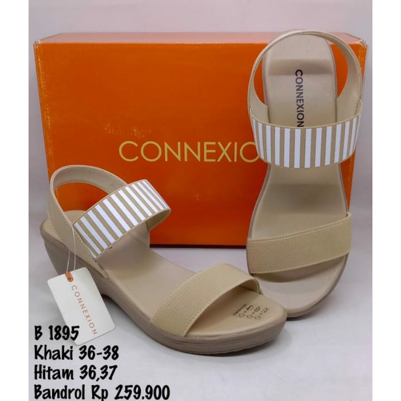 sepatu sandal wedges connexion